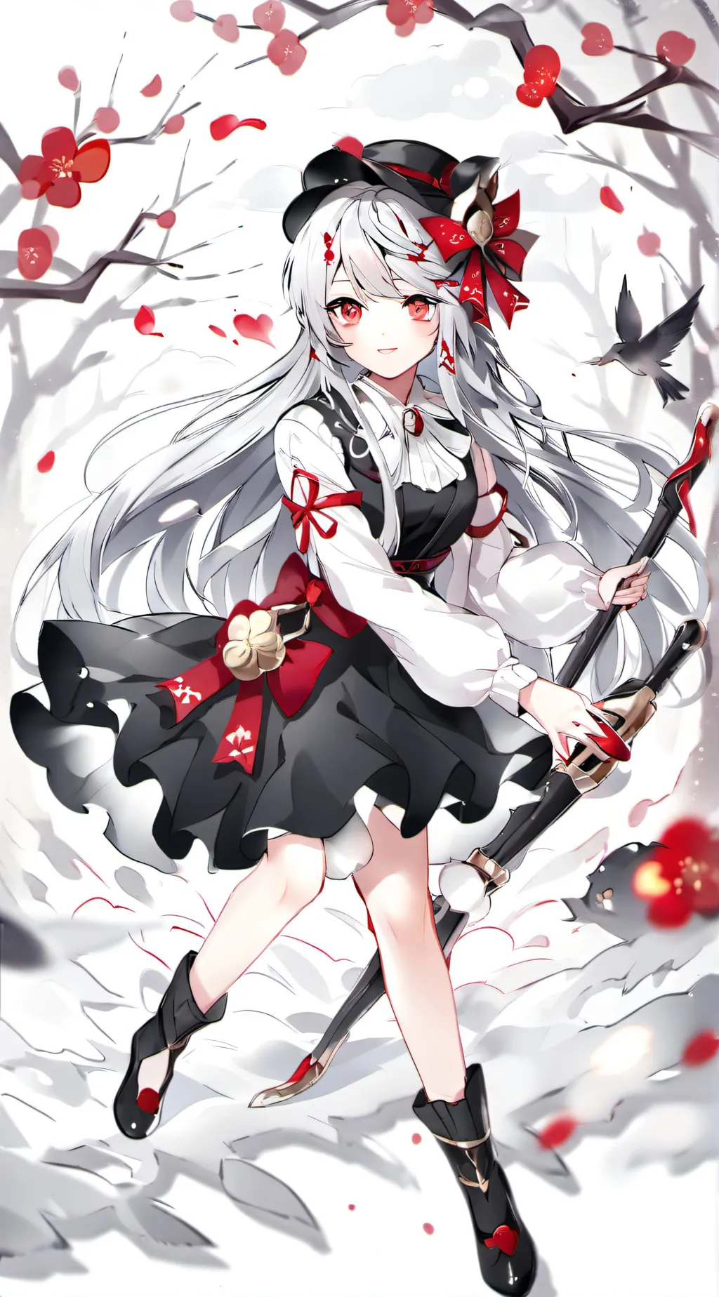 ai character: Ashley  background