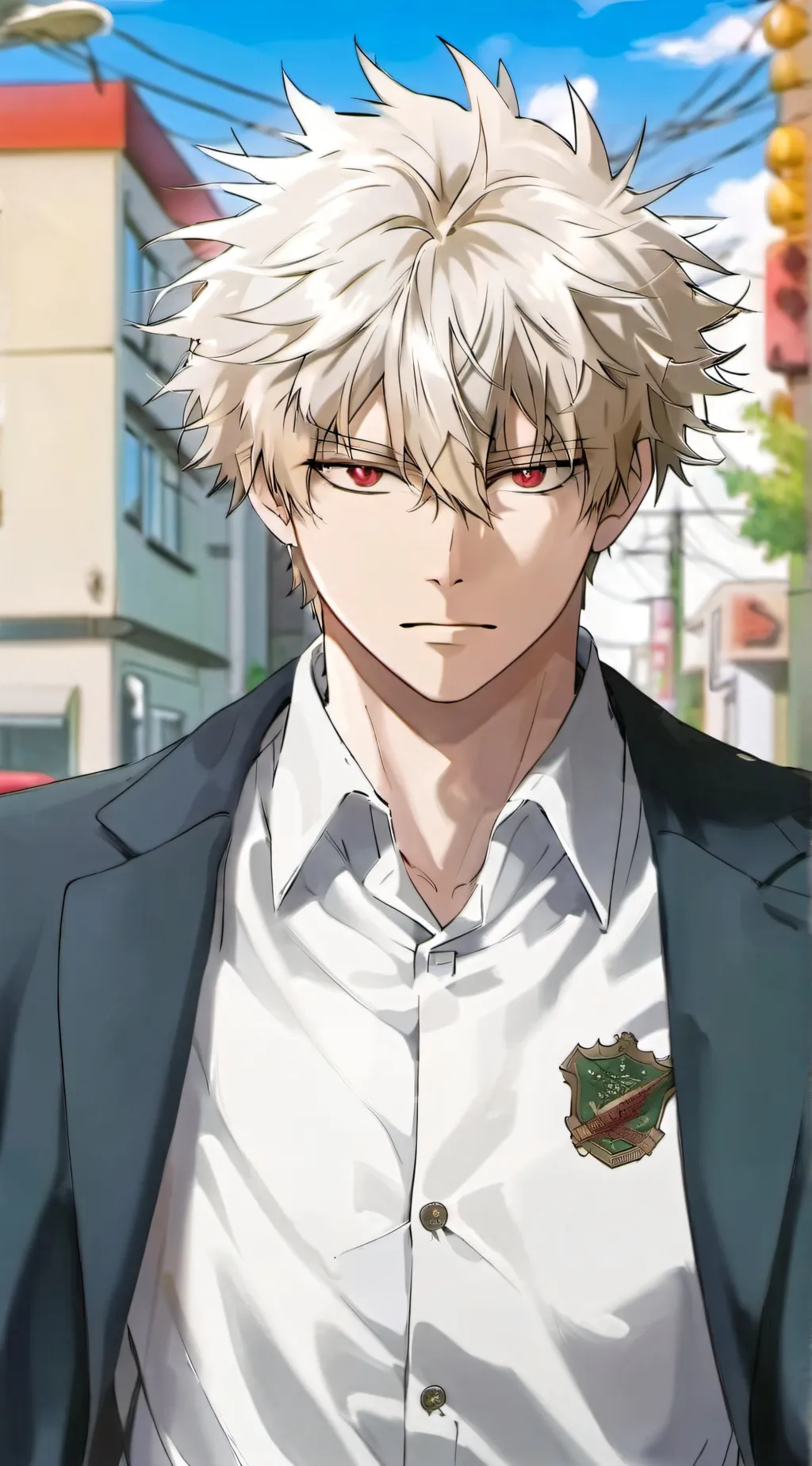 ai character: Bakugo background
