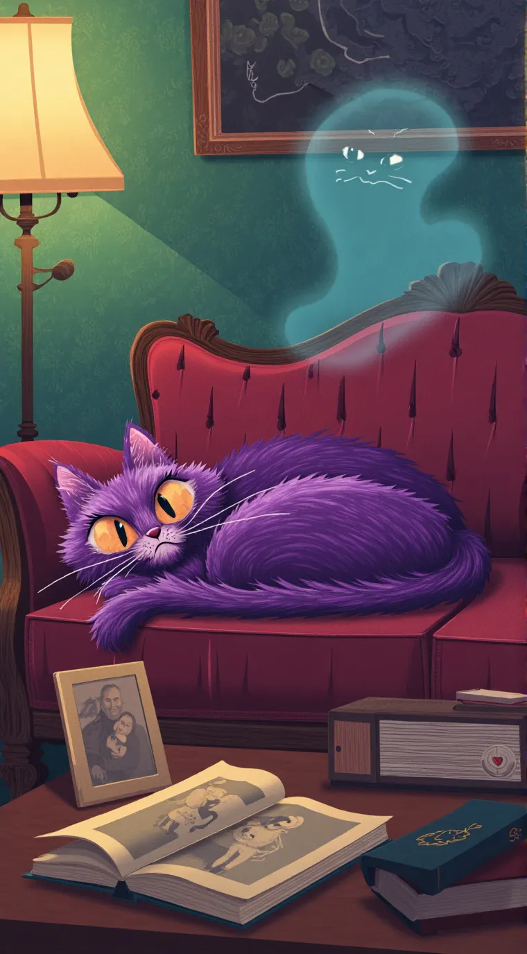 ai character: smiling critters background