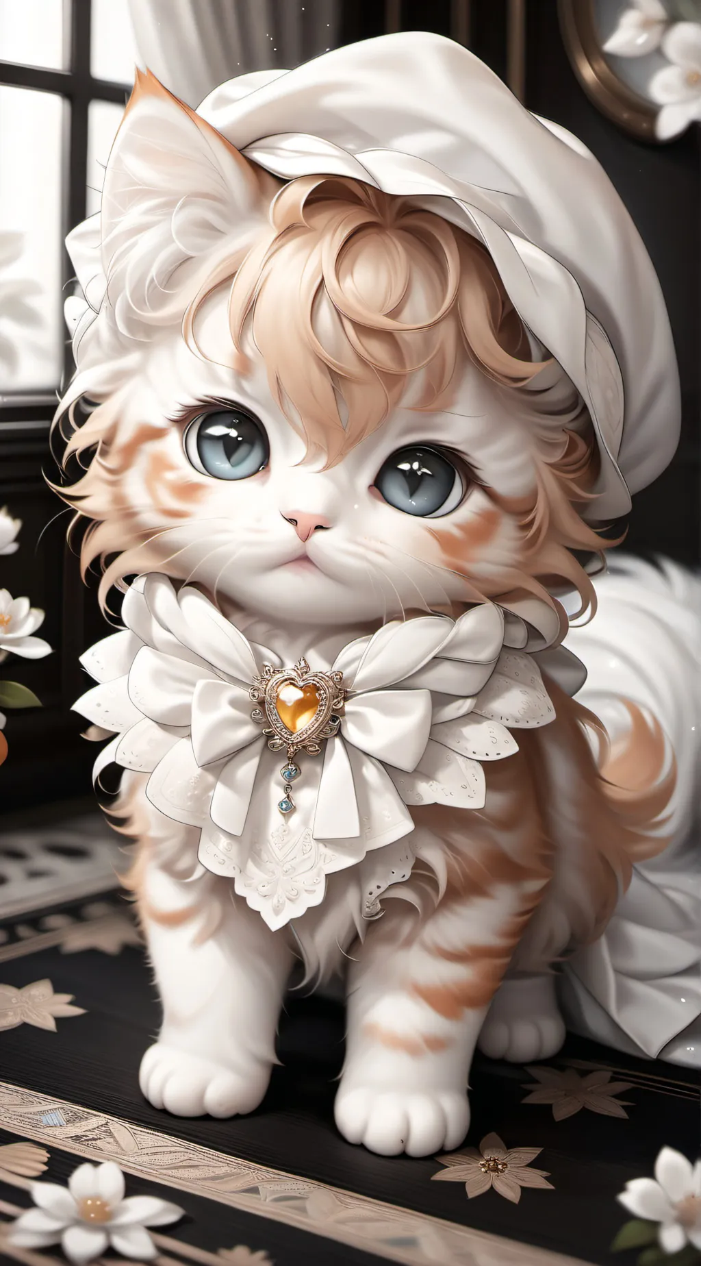 ai character: Ginger background