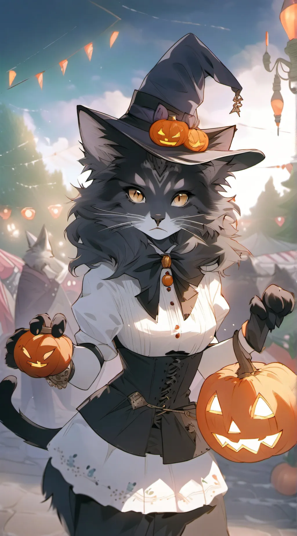 ai character: Luna background