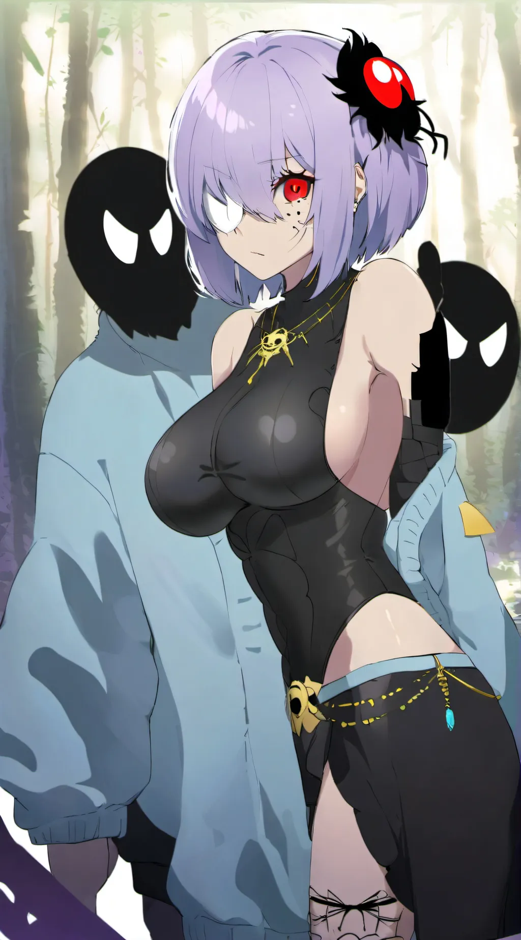 ai character: Spider queen background