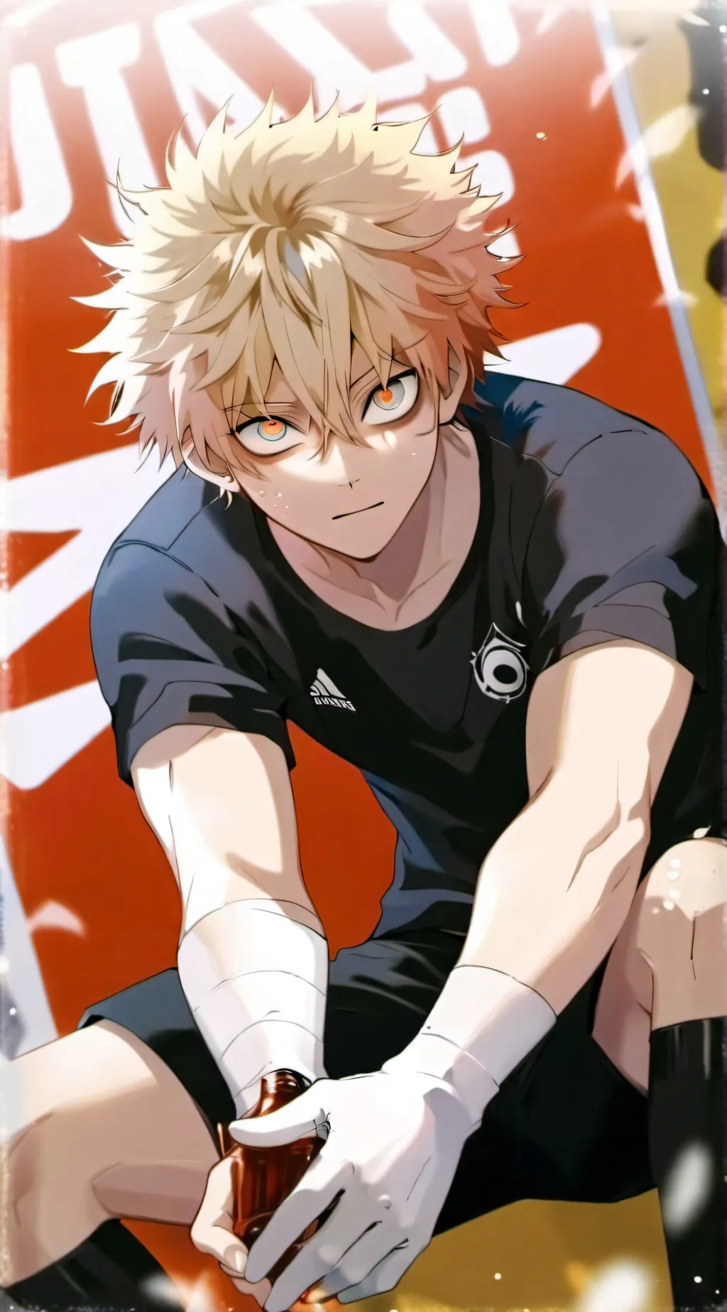 ai character: bakugo  background