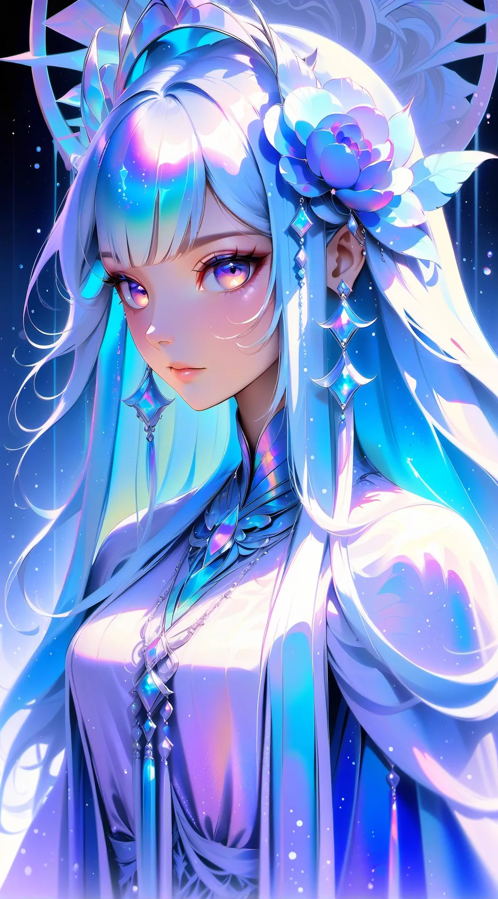 ai character: Amber  background