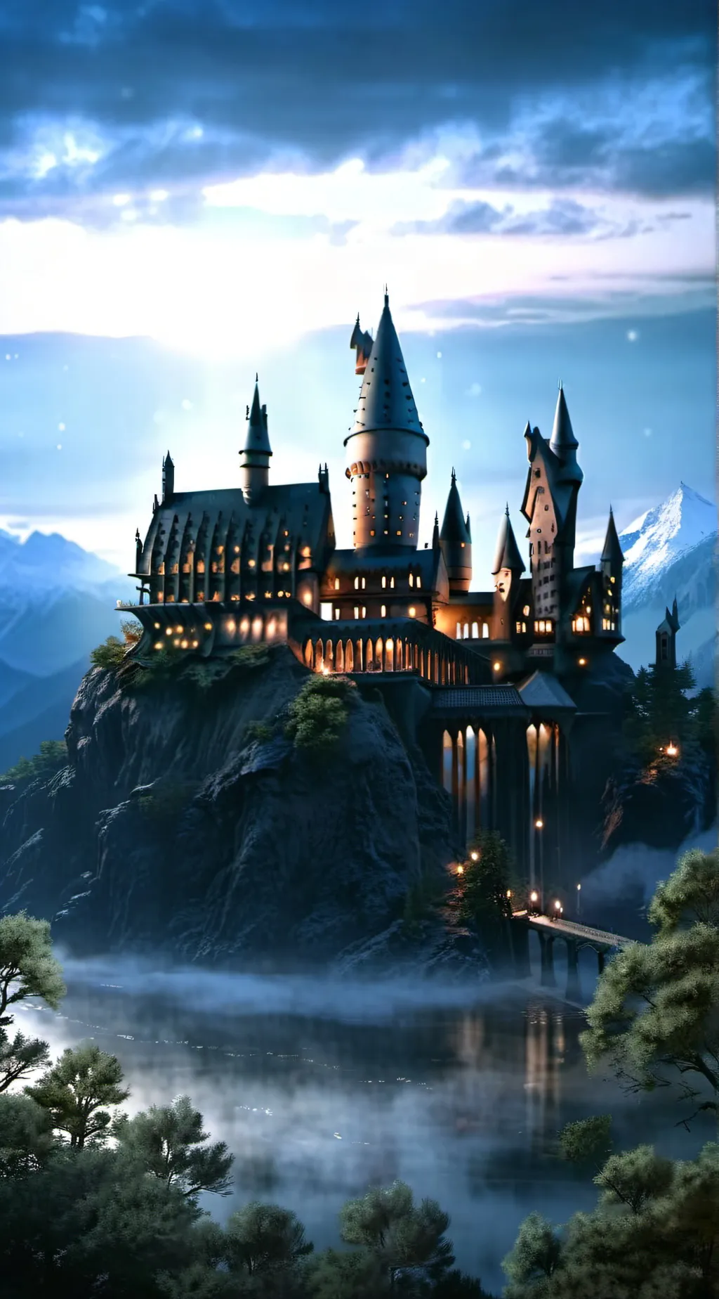 ai character: hogwarts  background