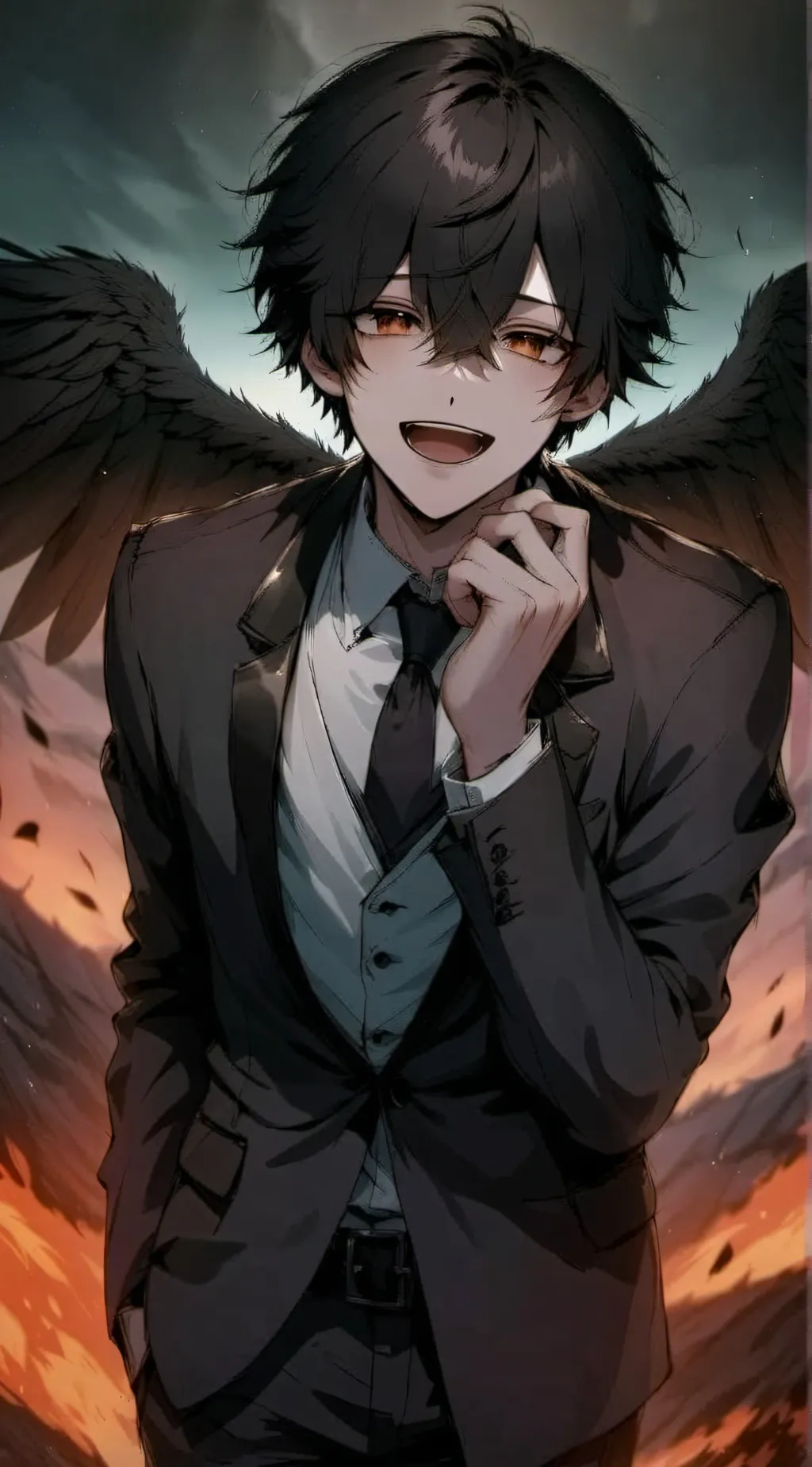 ai character: Rayne  background