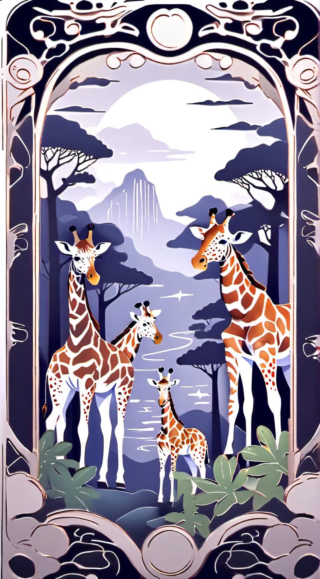 ai character: Zoo background
