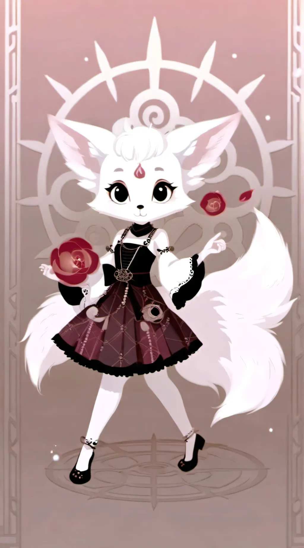 ai character: Ice  background