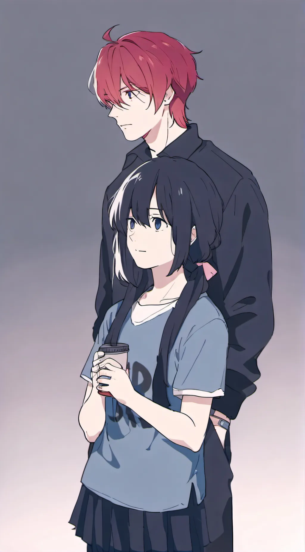 ai character: Shun and shin background