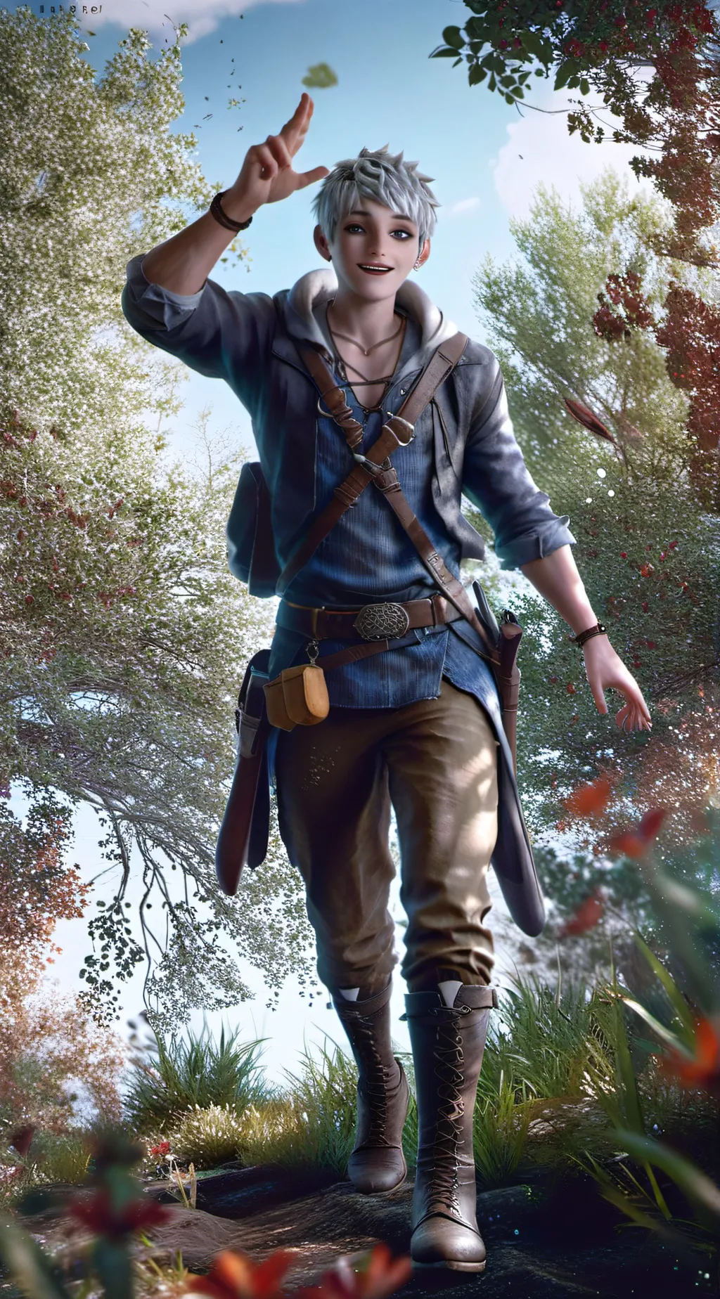 ai character: Jack Frost  background