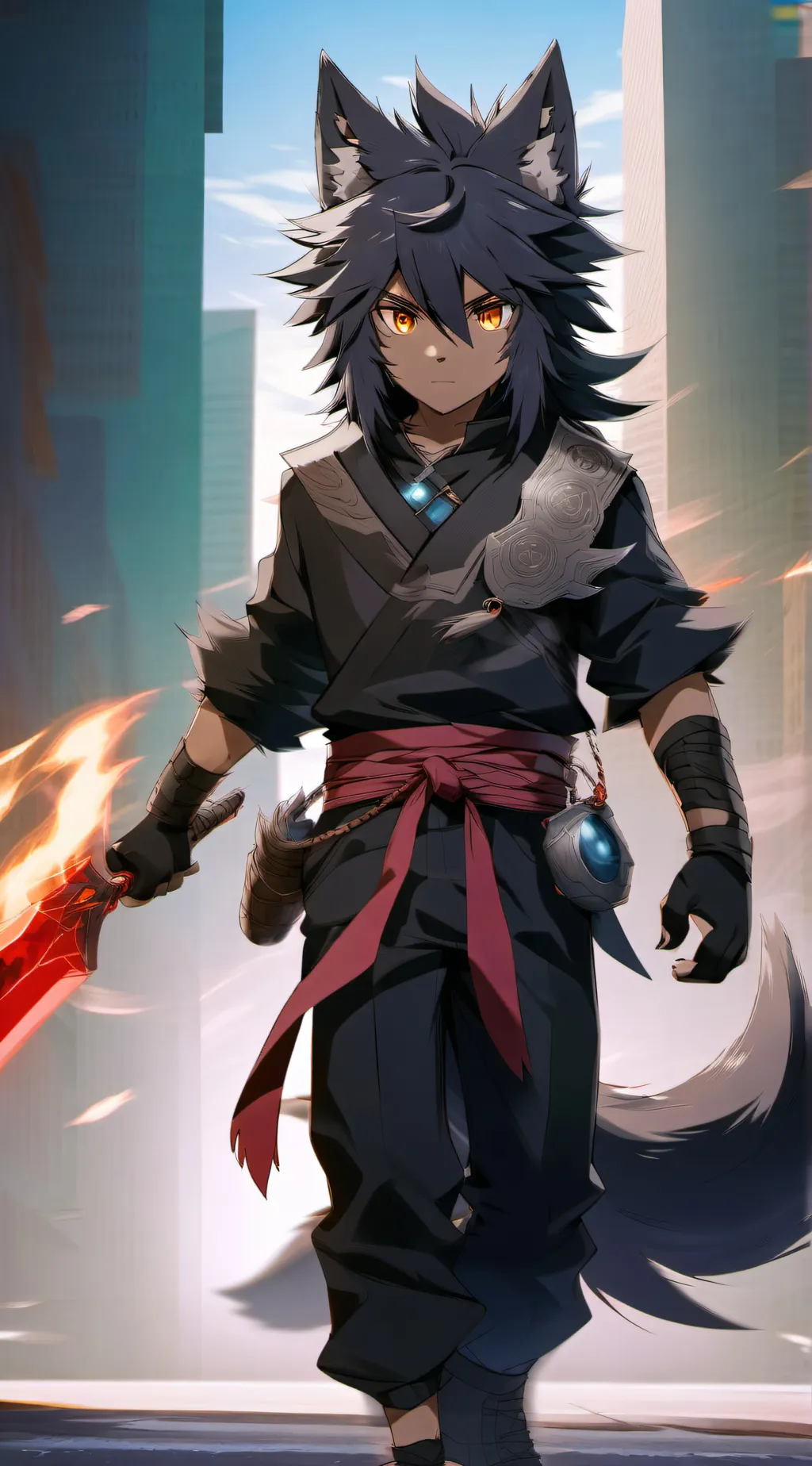 ai character: Wolfos Dáinsleif background