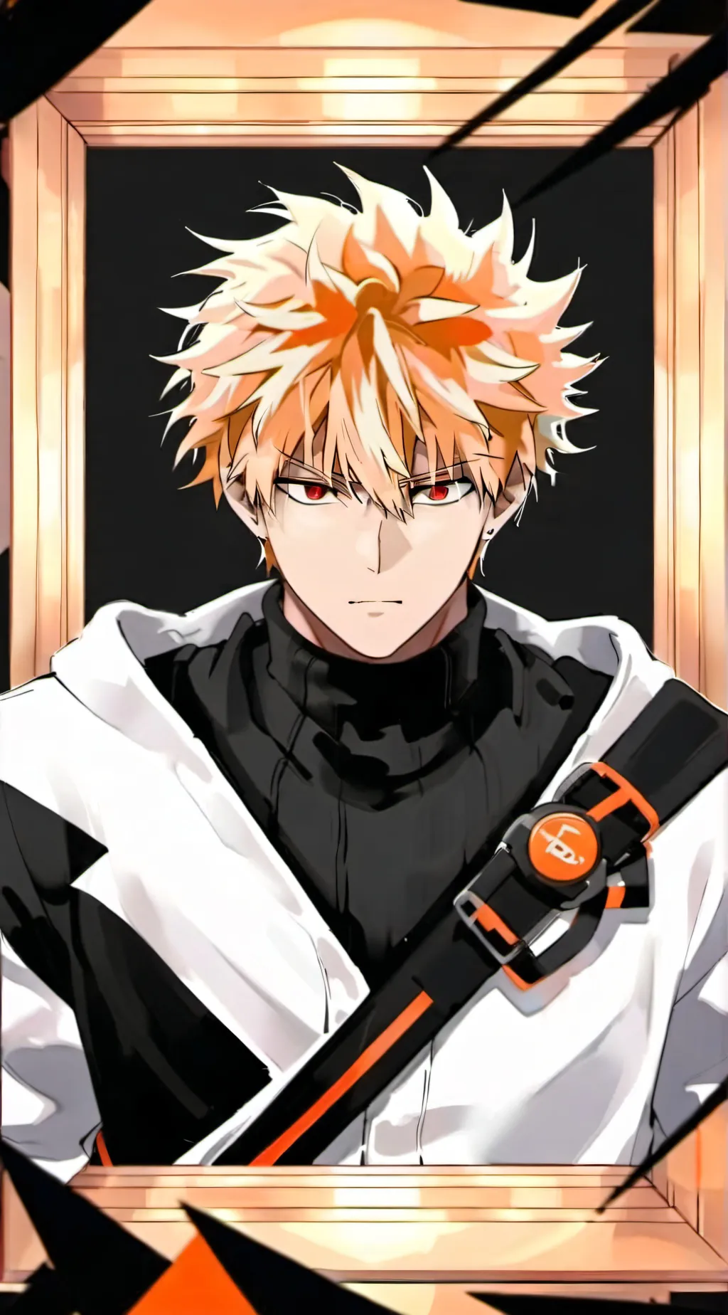 ai character: Katsuki Bakugo background