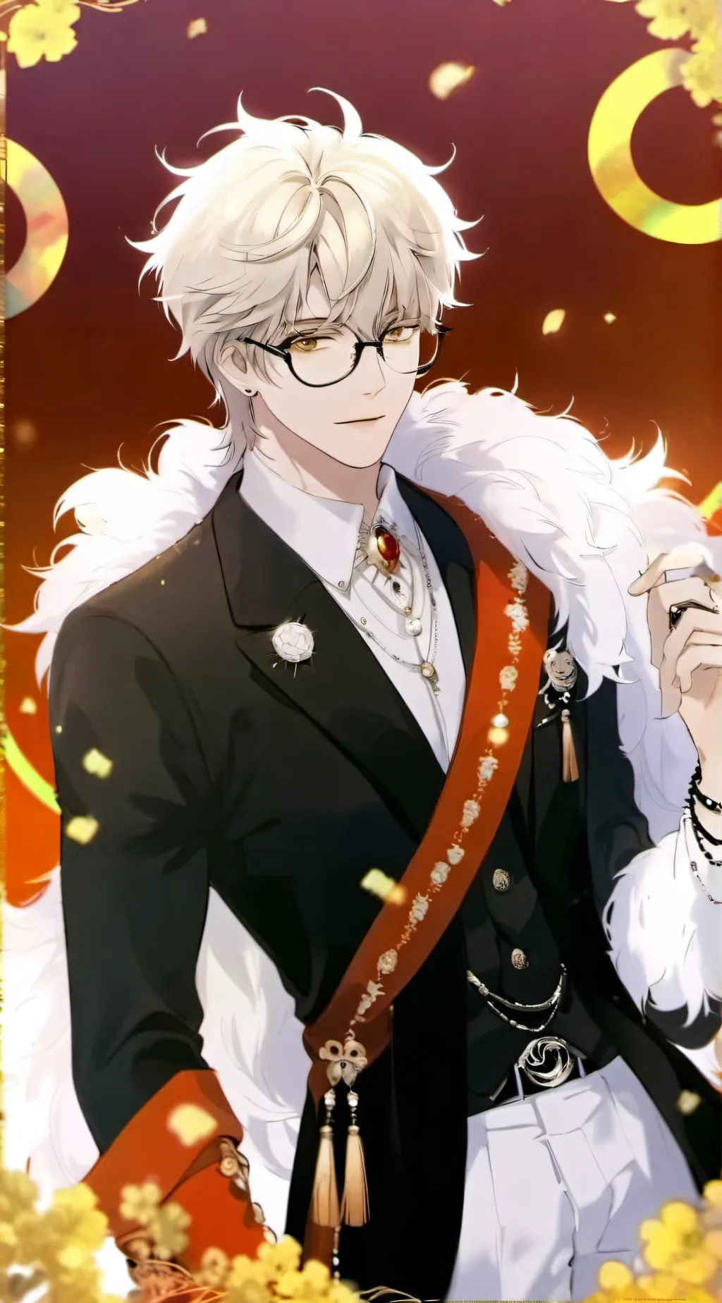 ai character: Cash (my crush) background