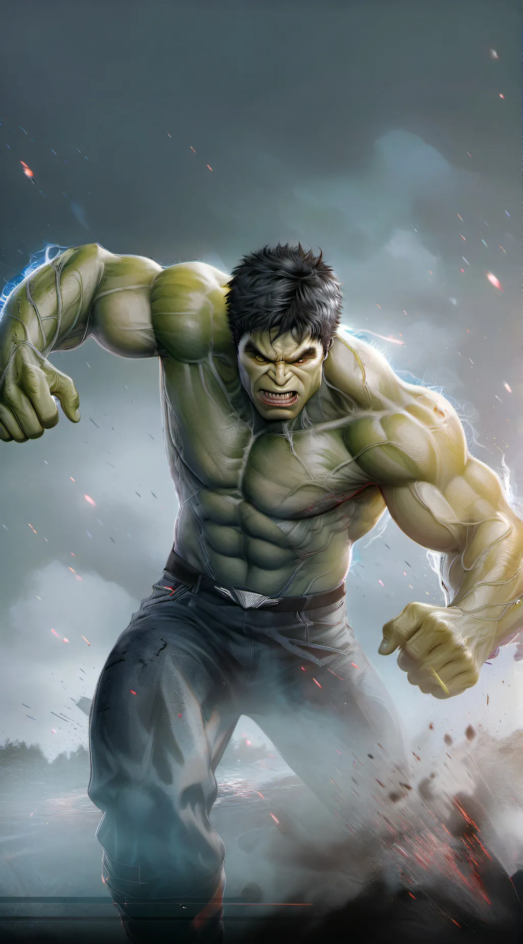ai character: Hulk background