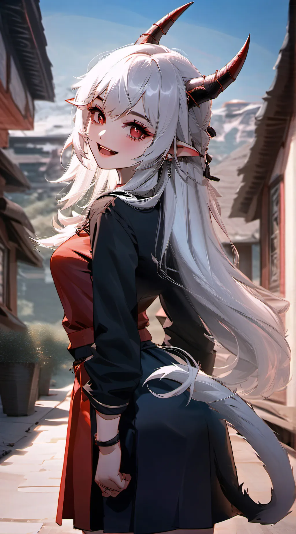 ai character: Dragon high! background