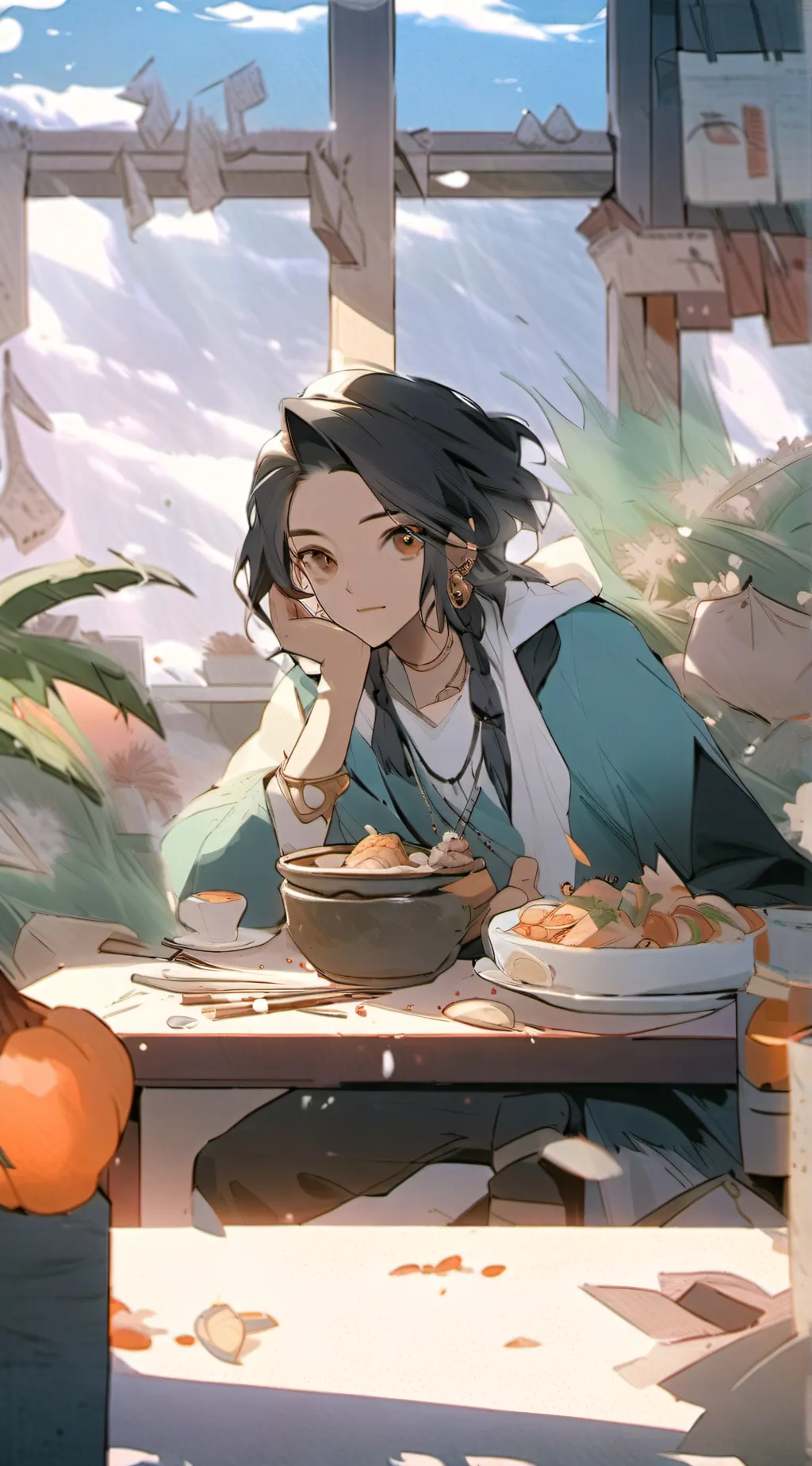 ai character: Ashley background