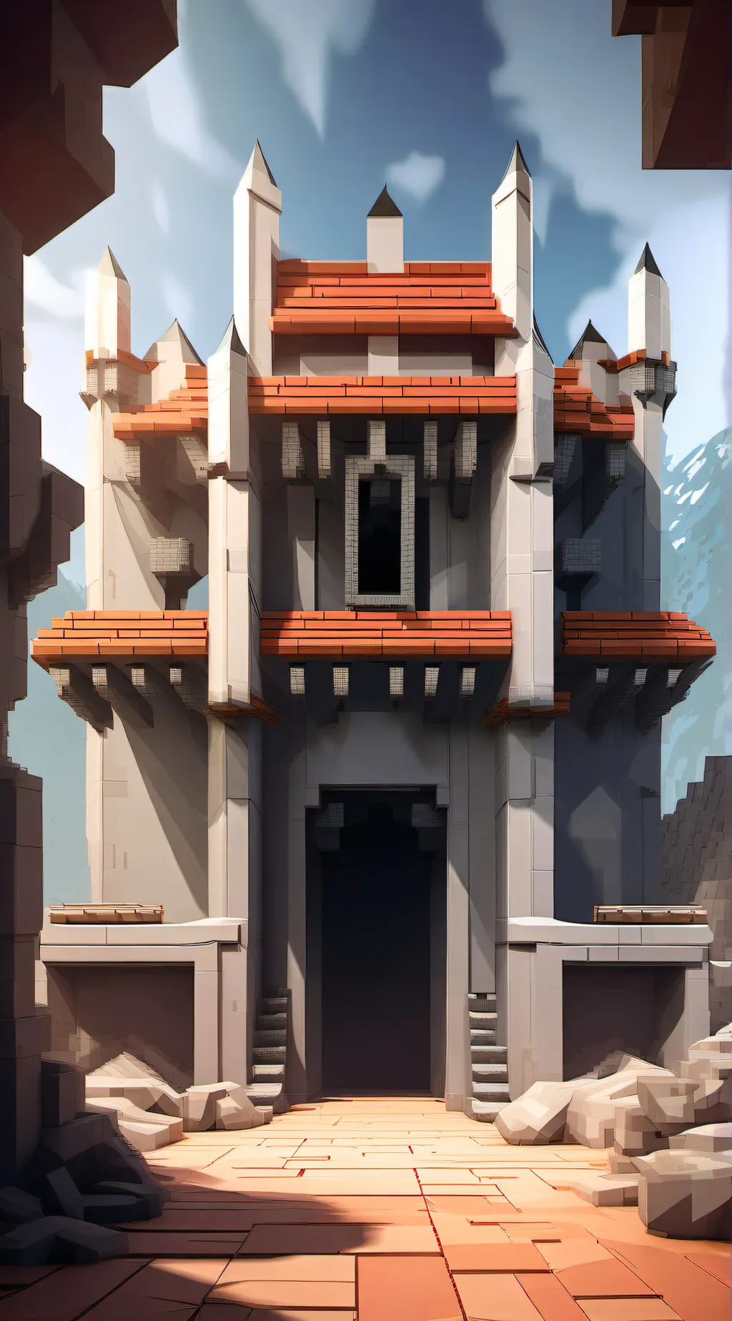 ai character: parkour civil background