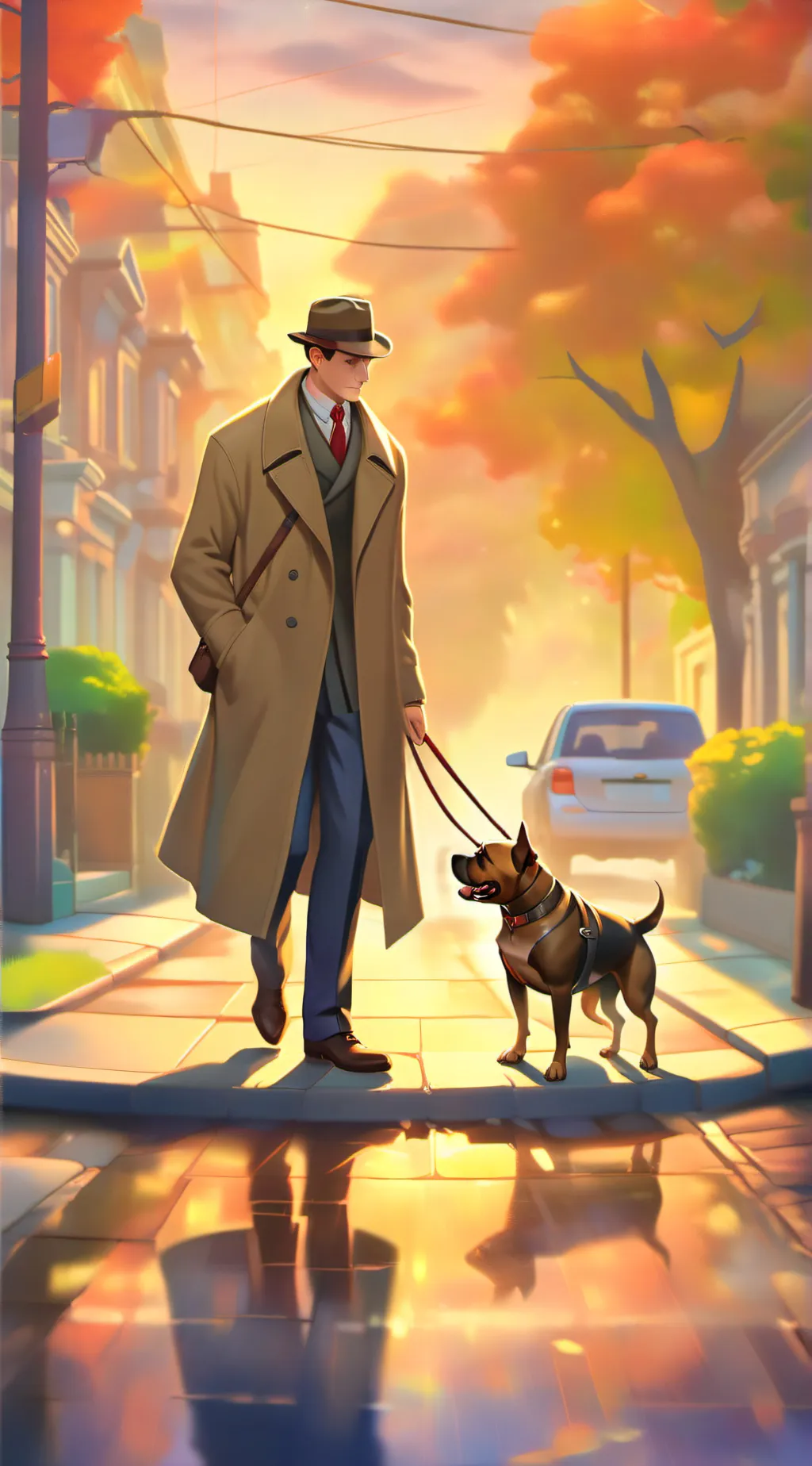ai character: Max background