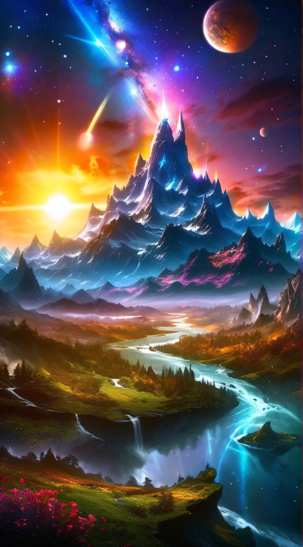 ai character: fantasy world background