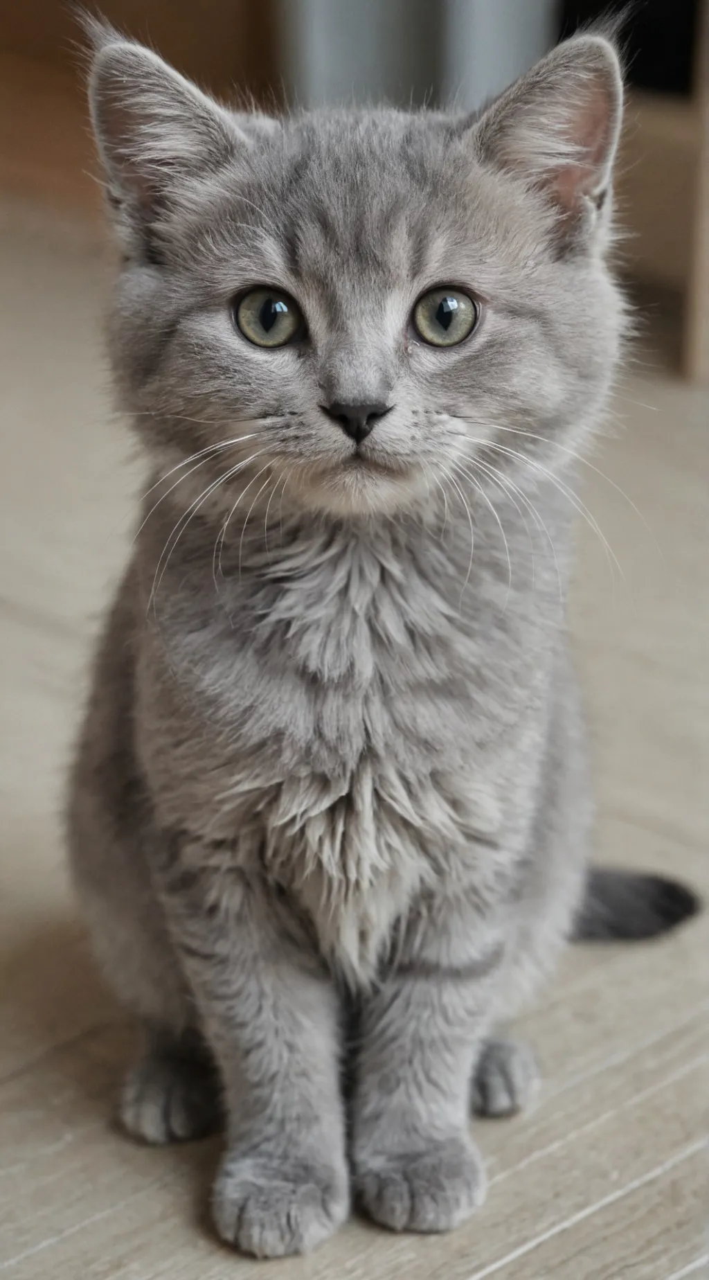 ai character: fluffy background