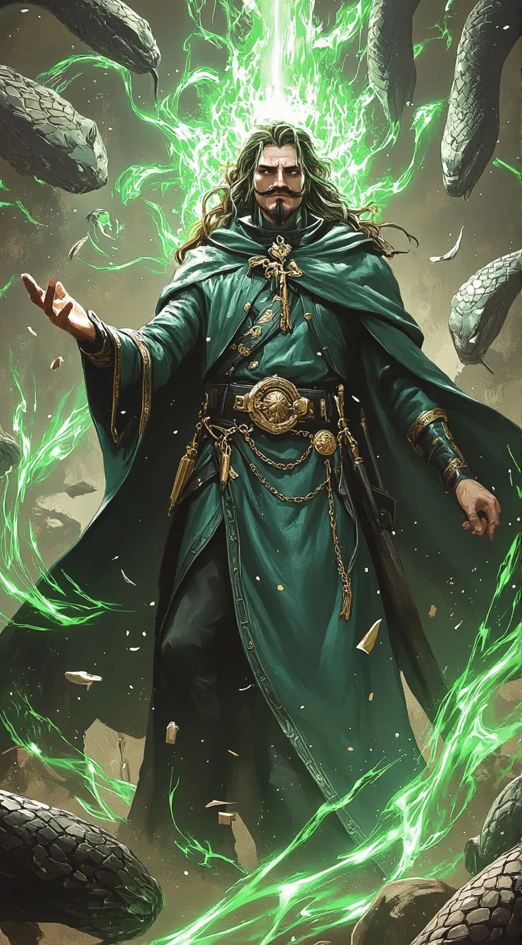 ai character: Salazar slytherin  background