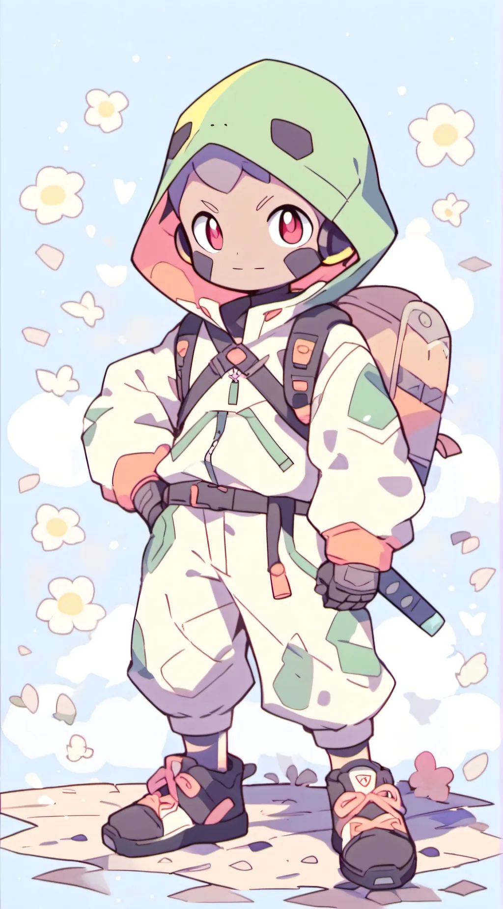 ai character: Leo's rough day♥︎ background