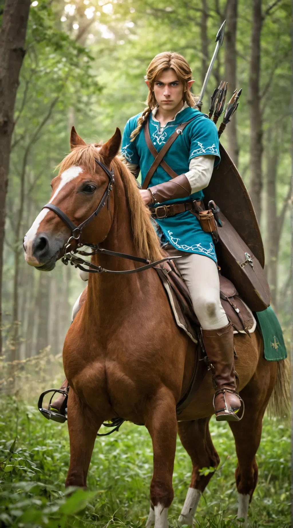 ai character: Link background