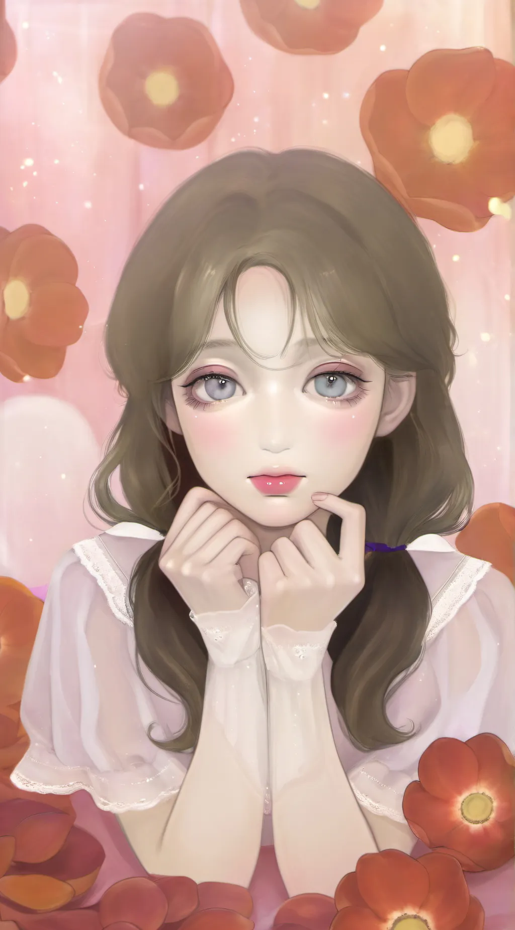 ai character: Kny pool background