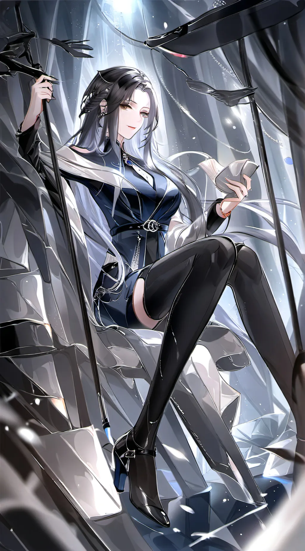 ai character: Holly  background