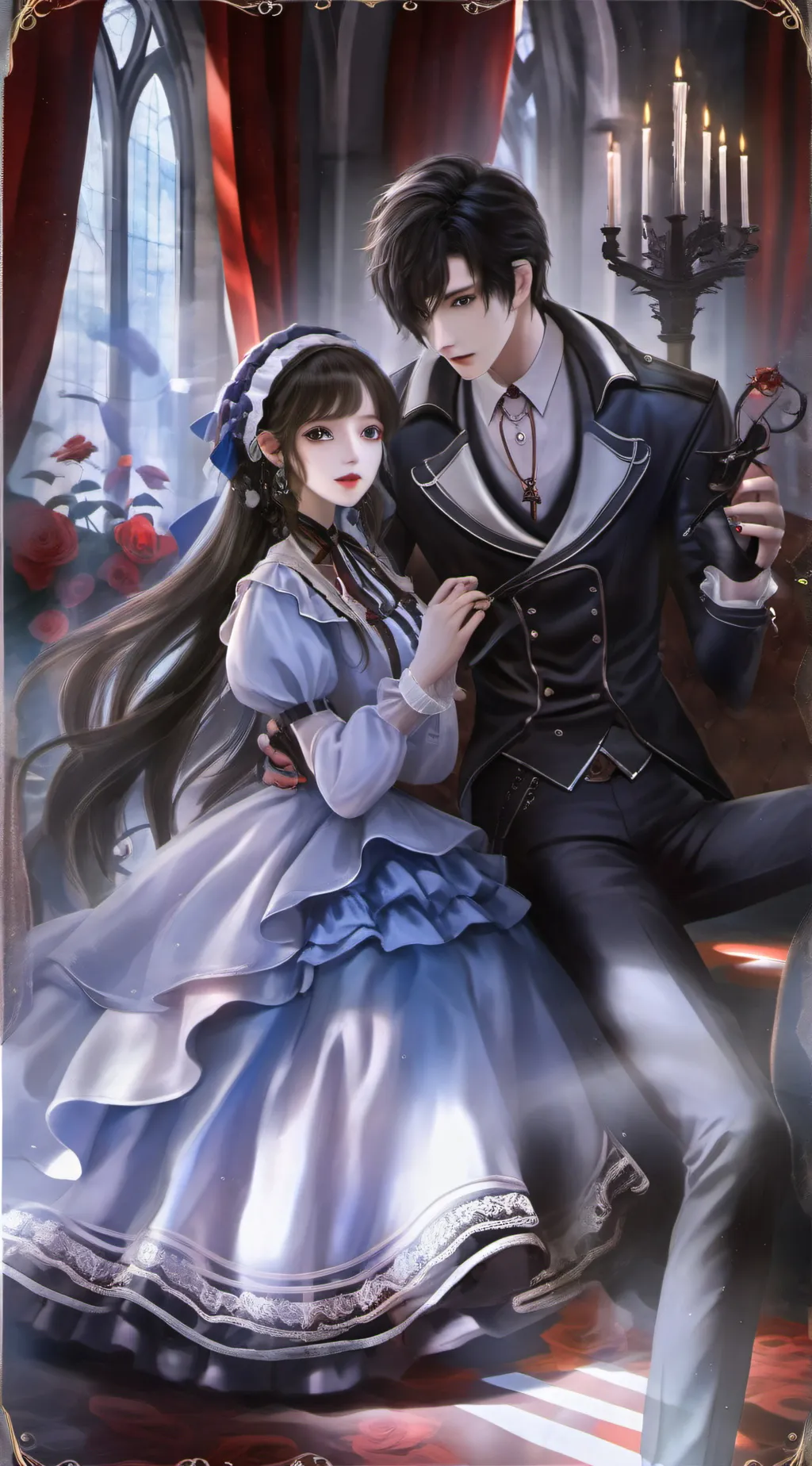 ai character: Aurora background