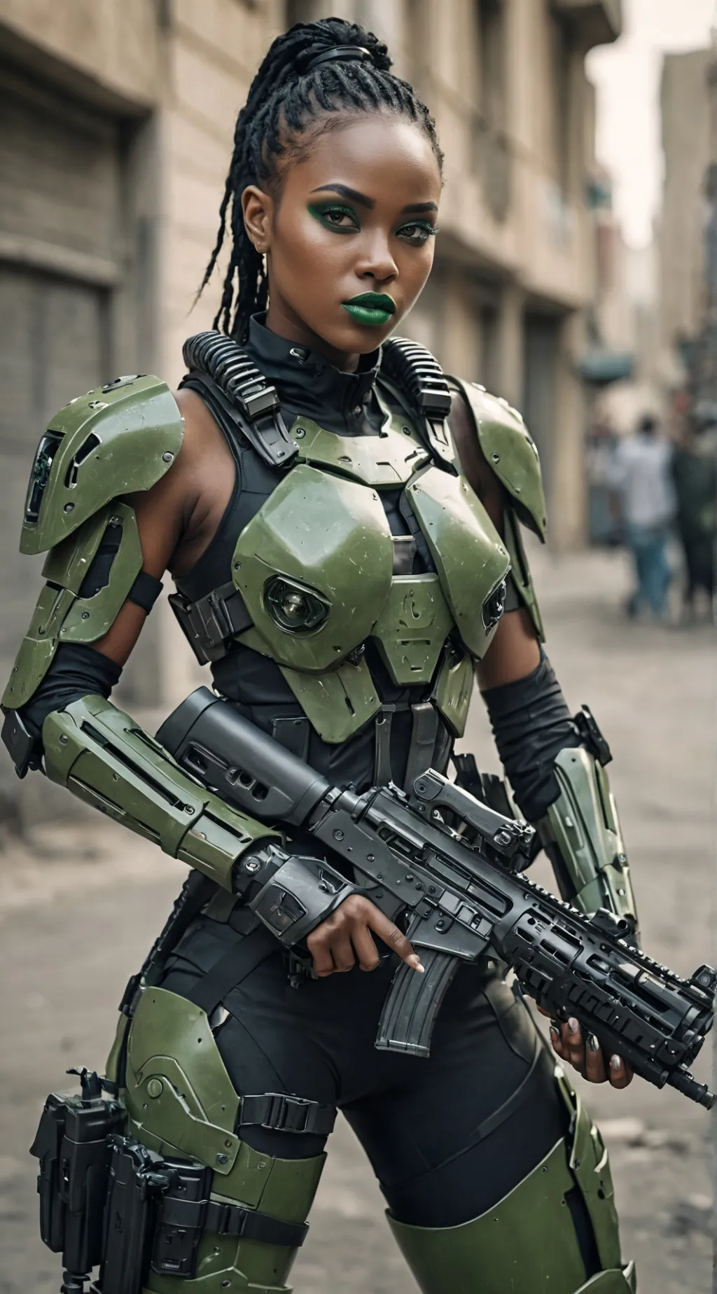 ai character: Afia Ombe background