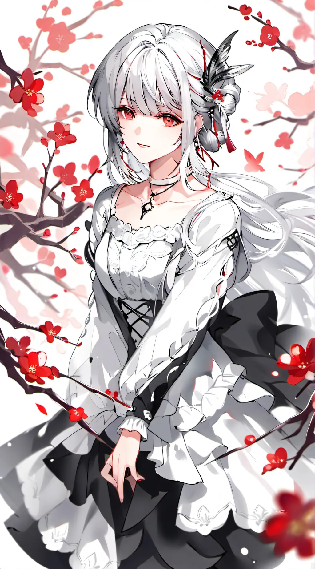 ai character: Aurora background