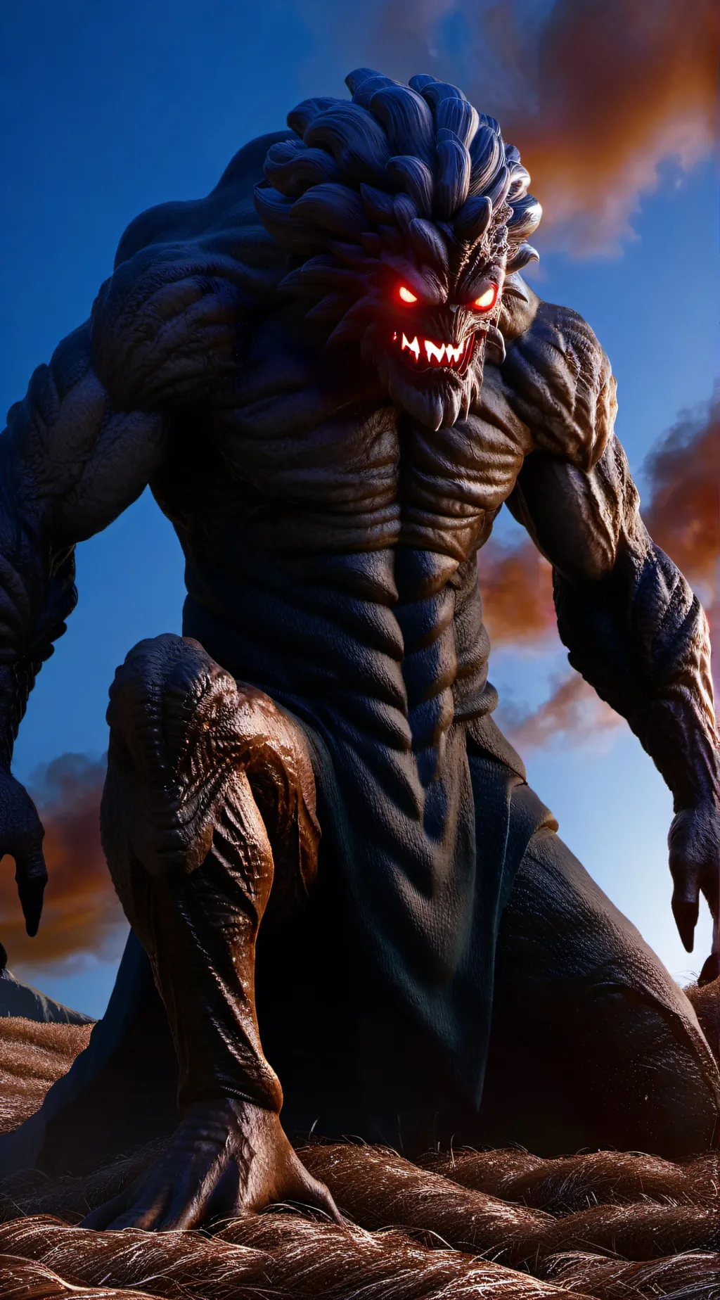 ai character: I Monster (♂️) background