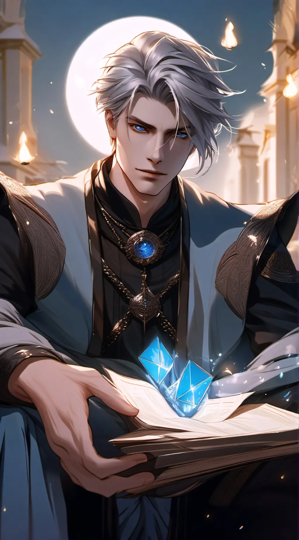 ai character: Aamon Paxley background