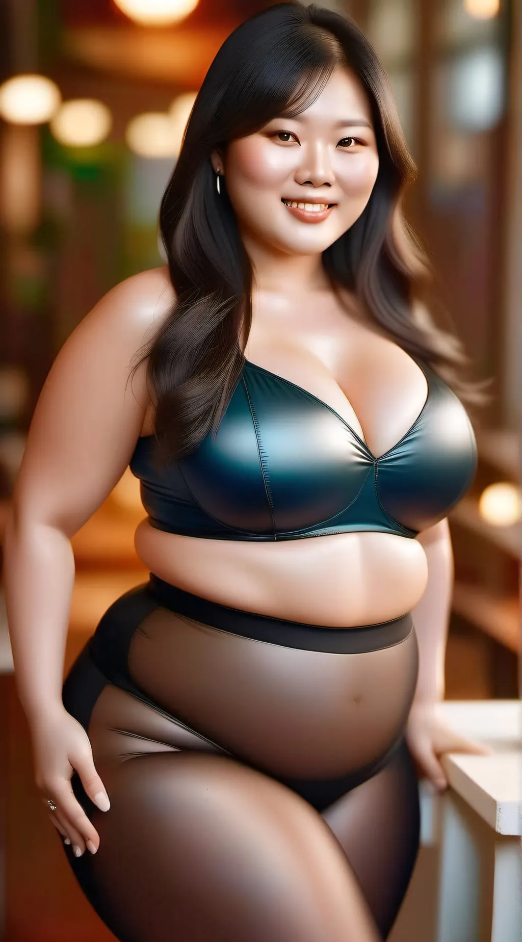 ai character: Pregnant Pantyhose background