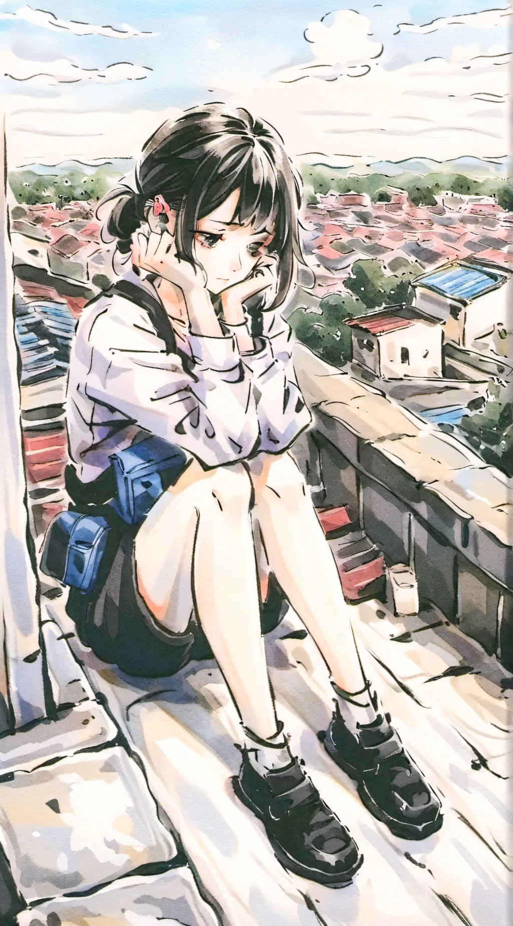 ai character: mha angst background