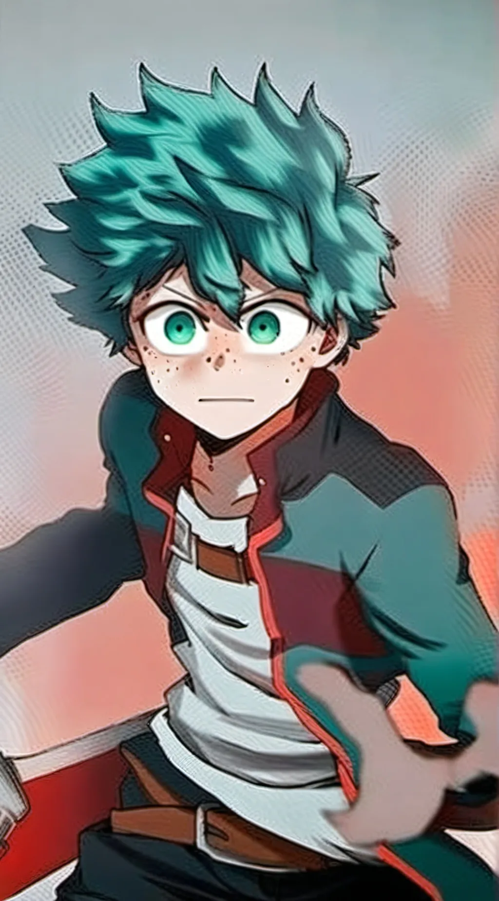 ai character: deku  background