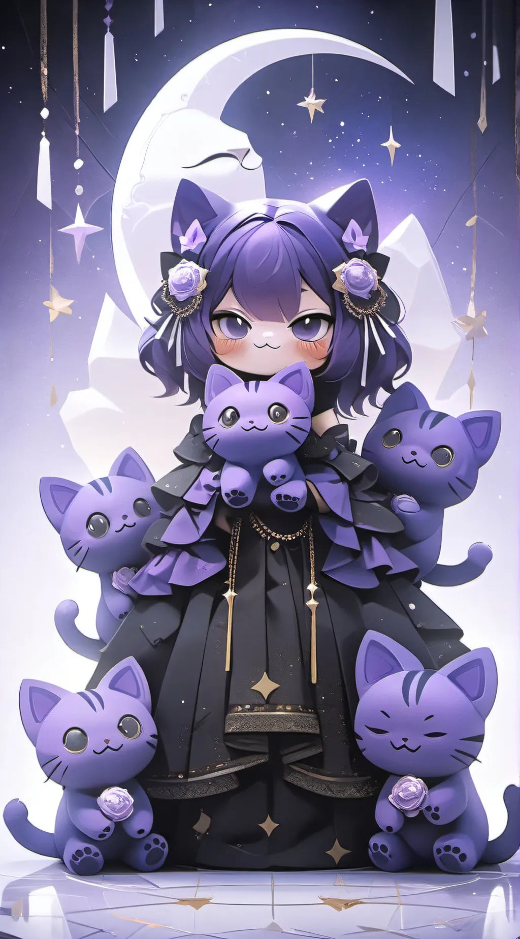 ai character: Muffolina Miao background