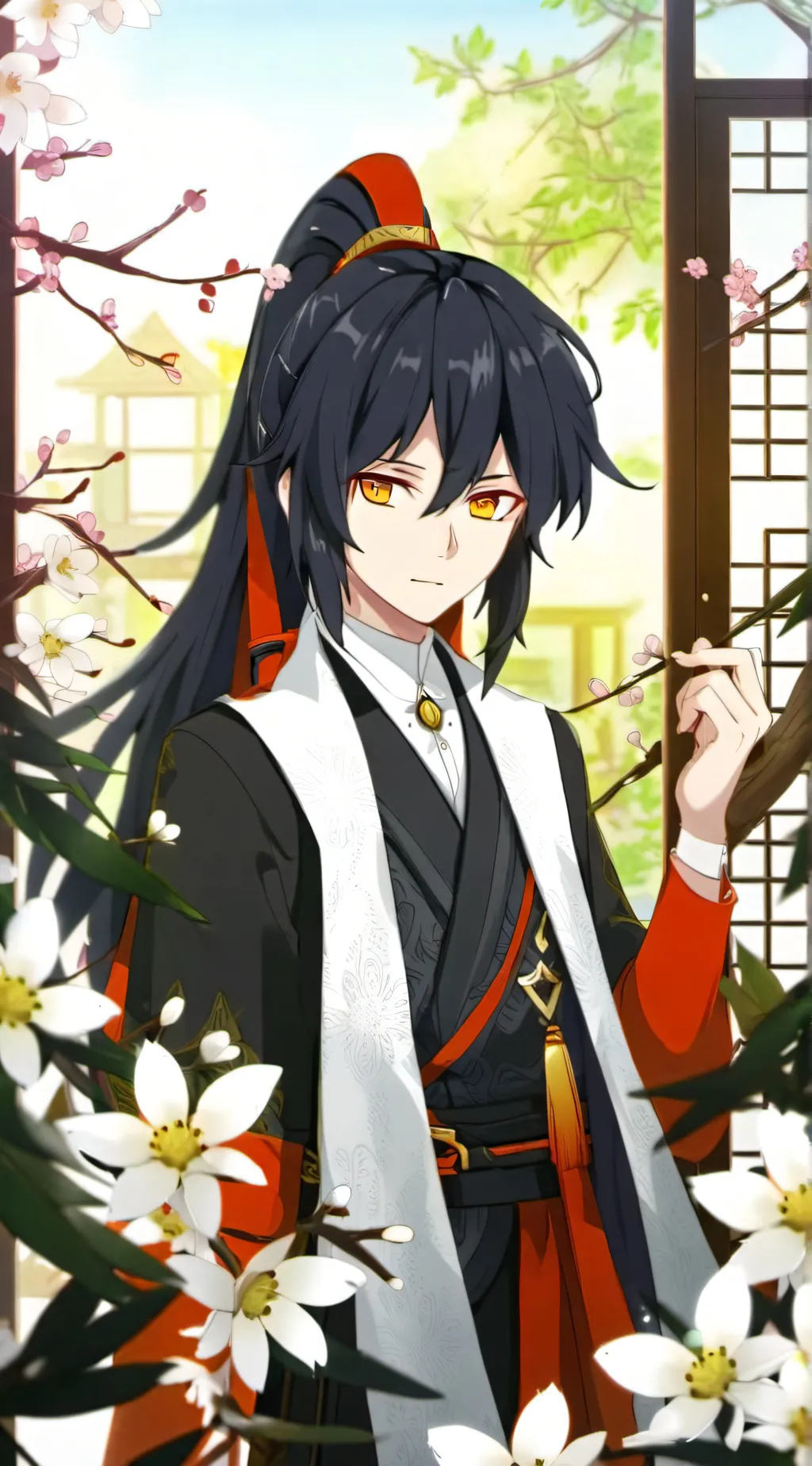 ai character: giyuu tomioka background