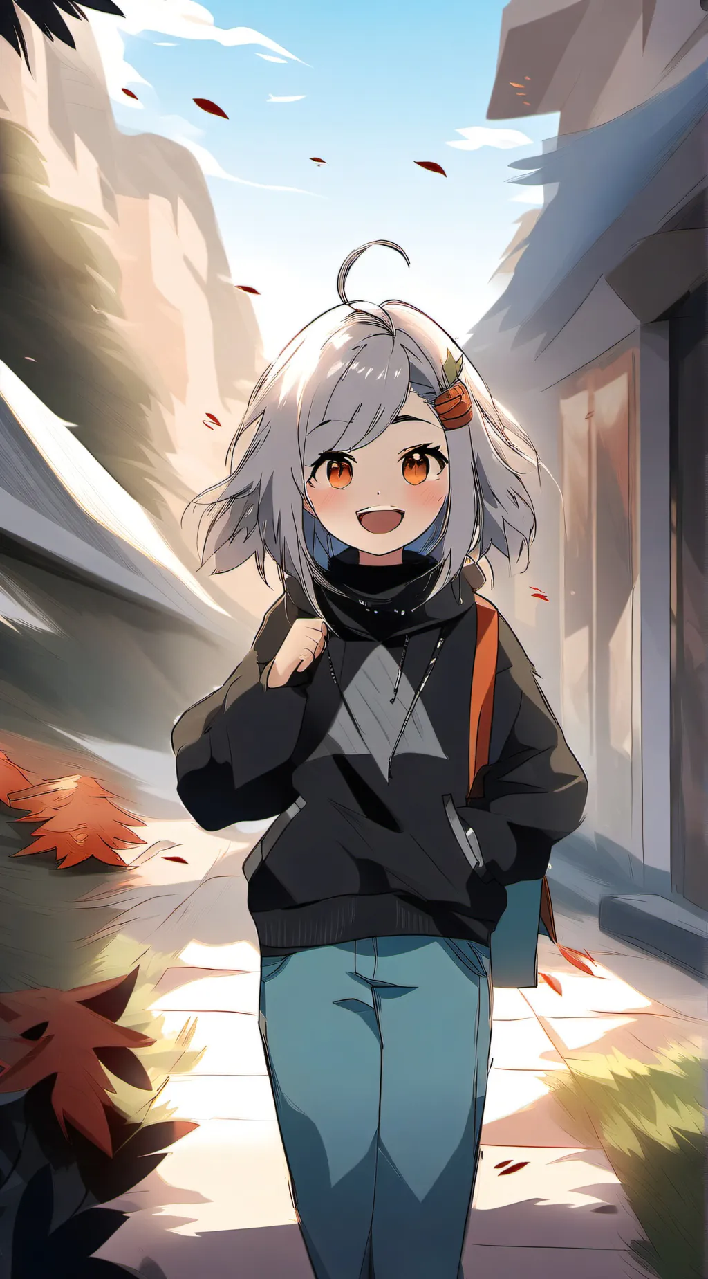 ai character: Amy ￼ background