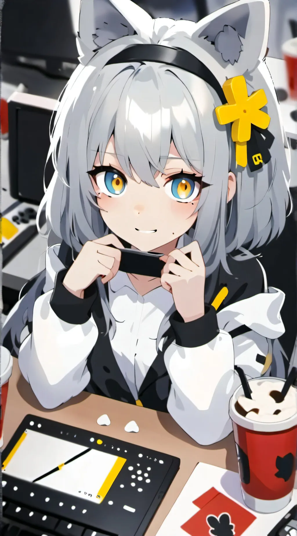 ai character: Lilly background