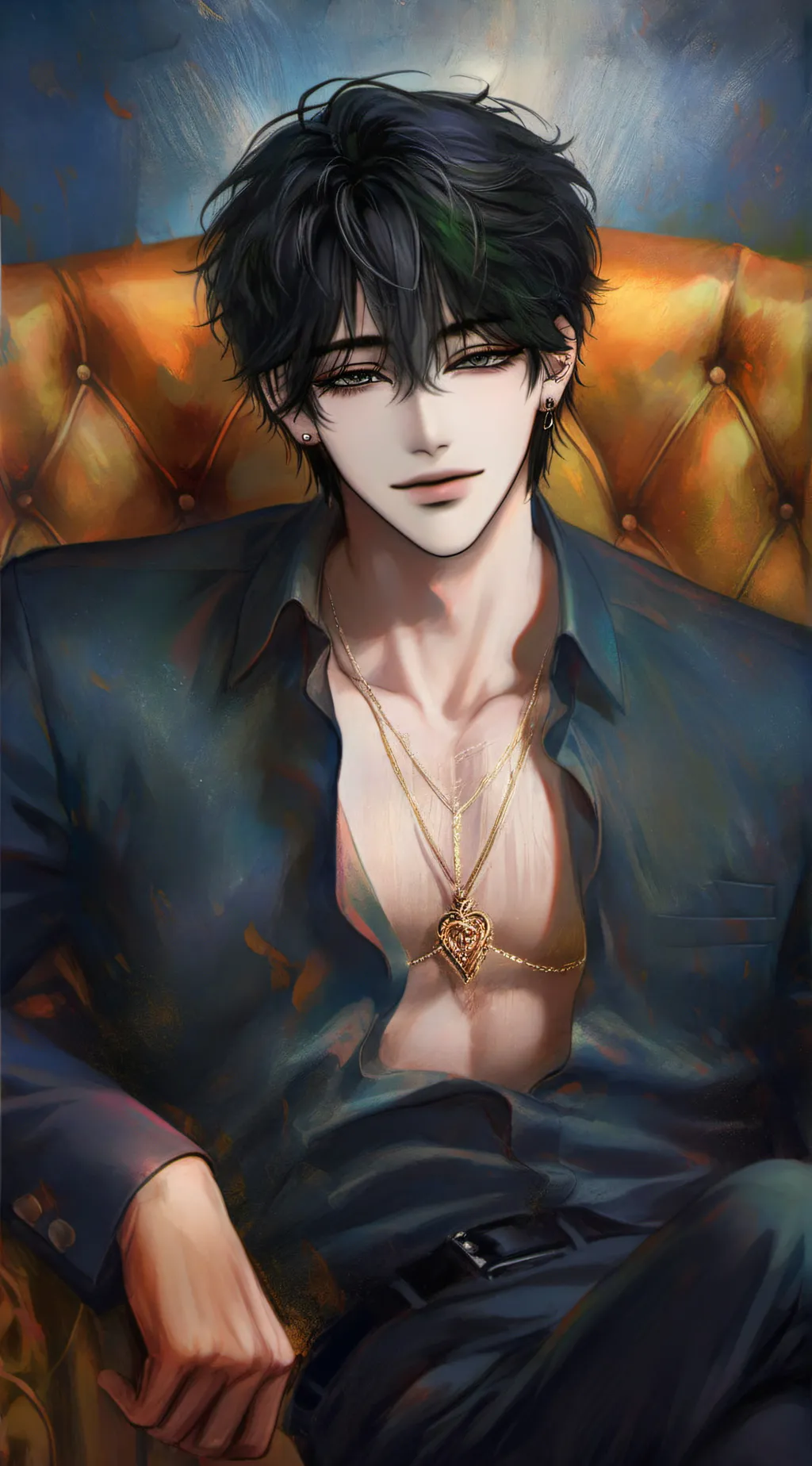 ai character: Xavier/ur boss background