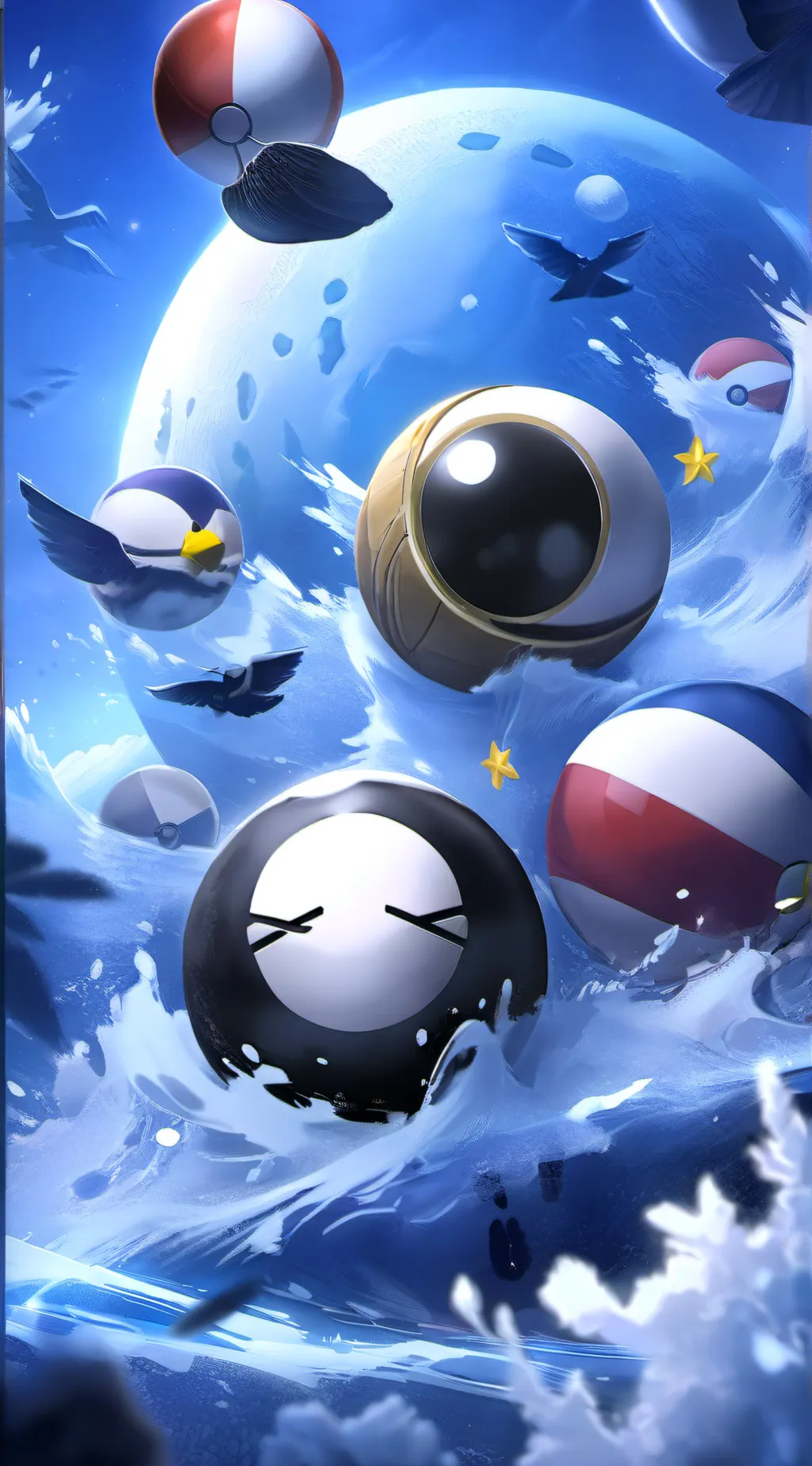 ai character: countryballs background