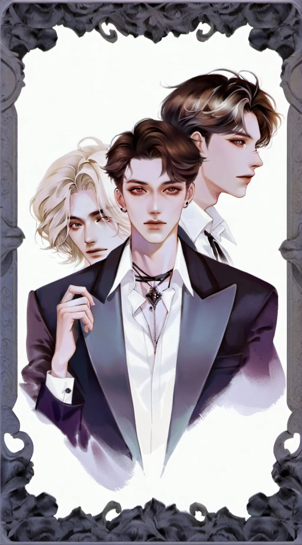 ai character: Luke,Oliver,Lucas background