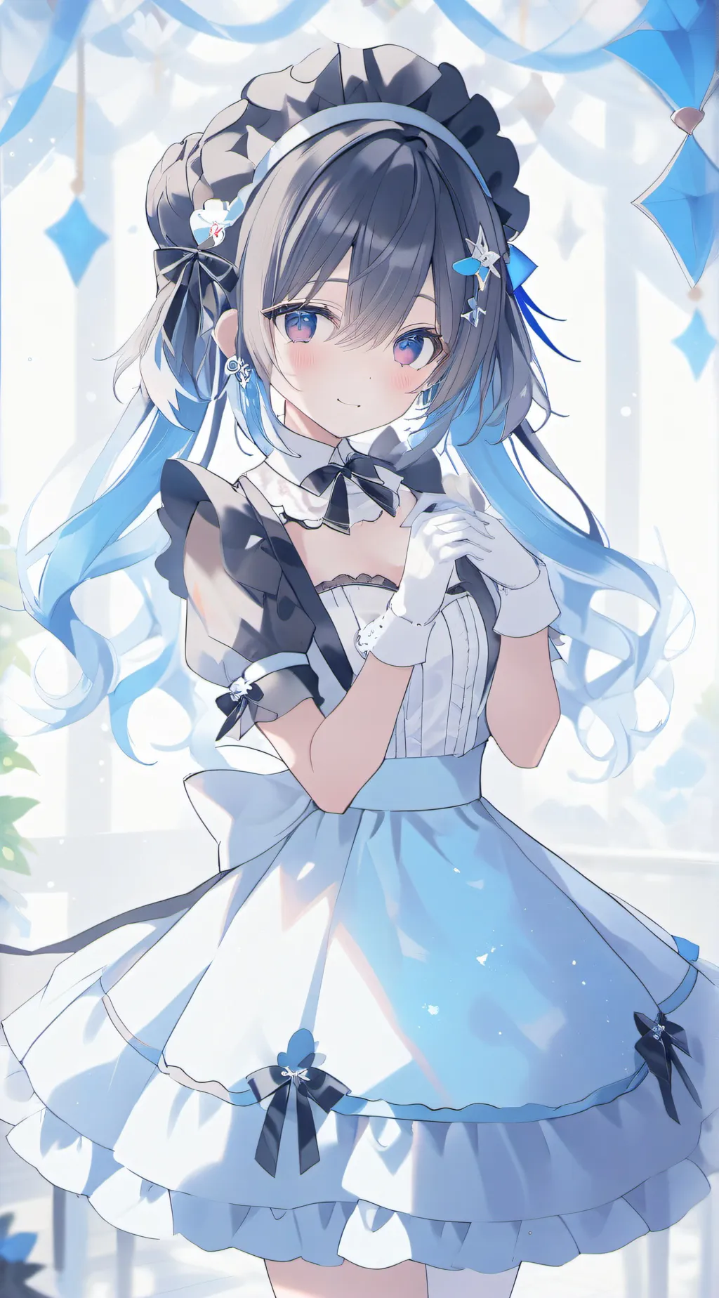 ai character: Maid Lily  background