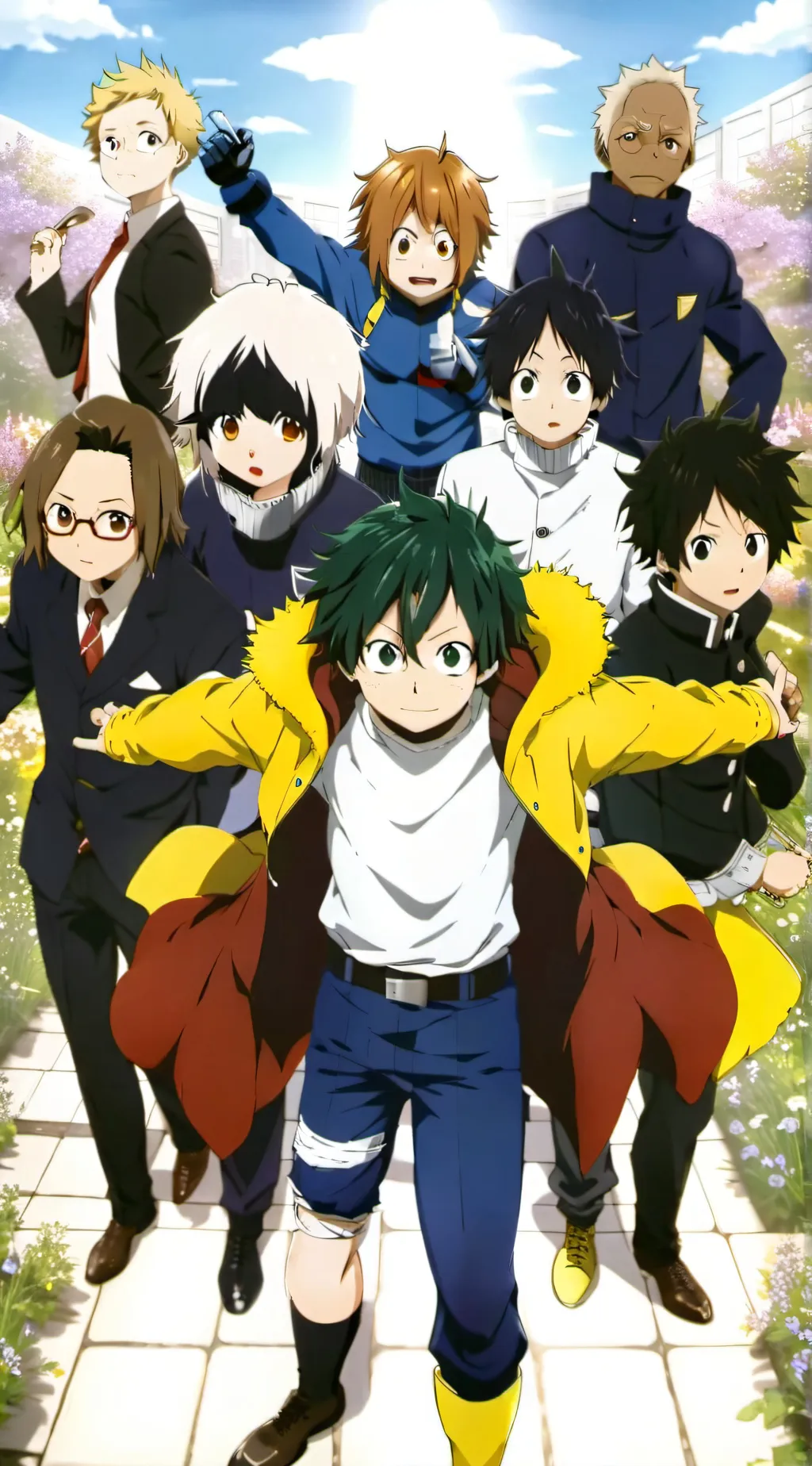 ai character: my hero academia  background
