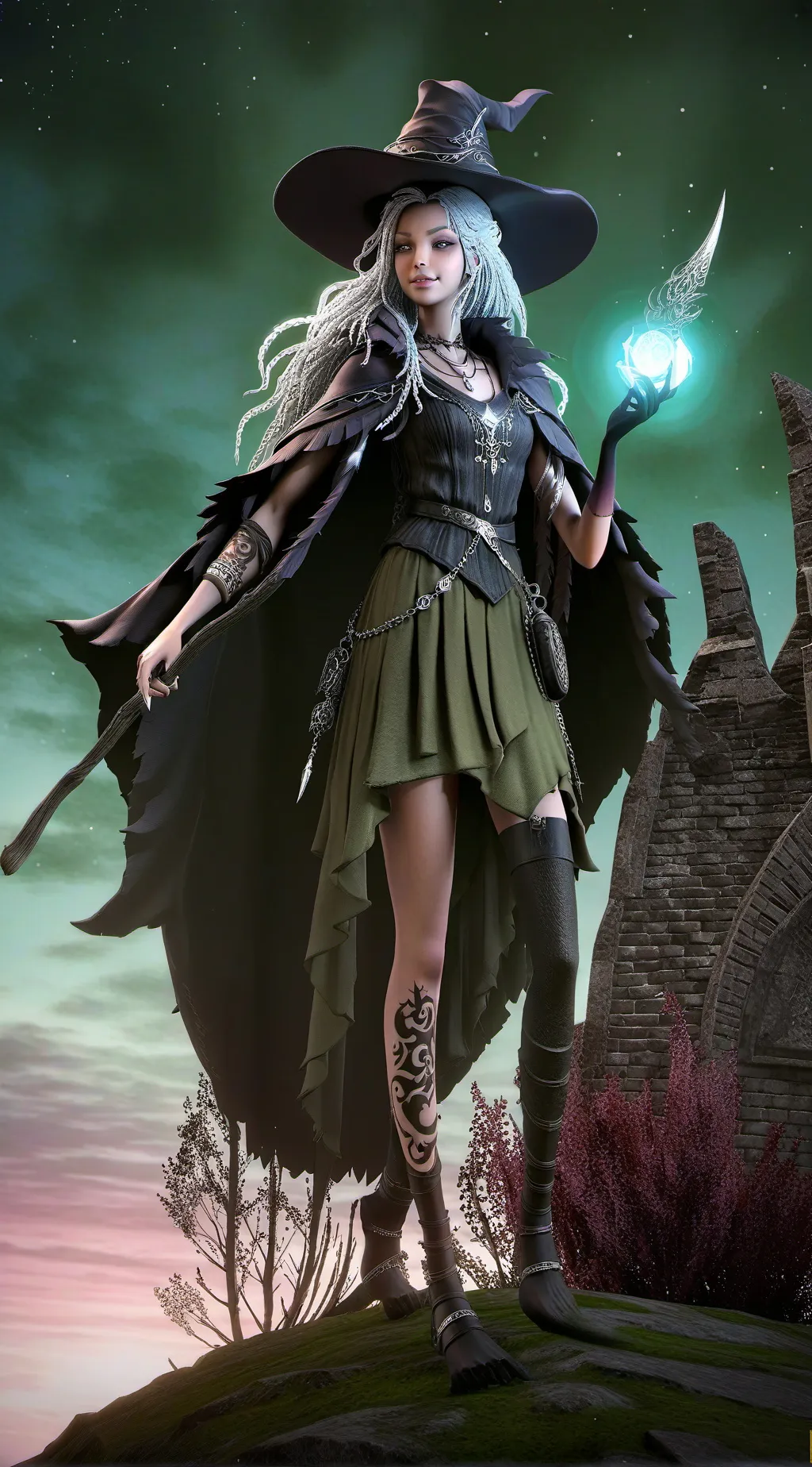 ai character: Celestia background