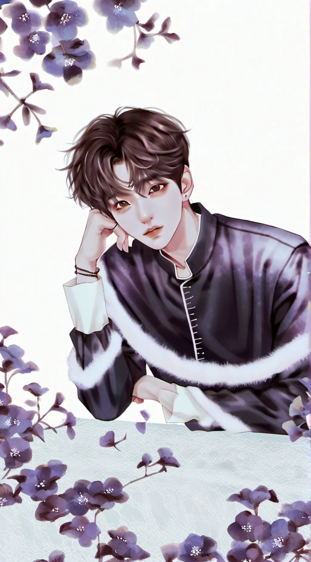 ai character: BTS  J-HOPE  background
