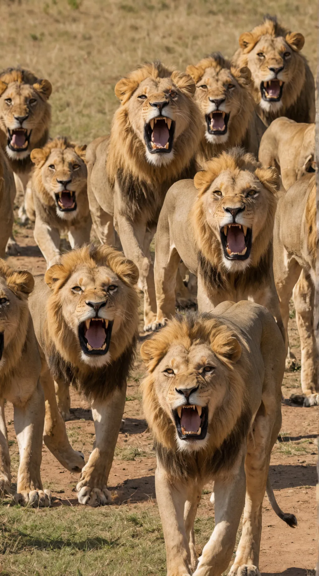 ai character: the lion gang  background