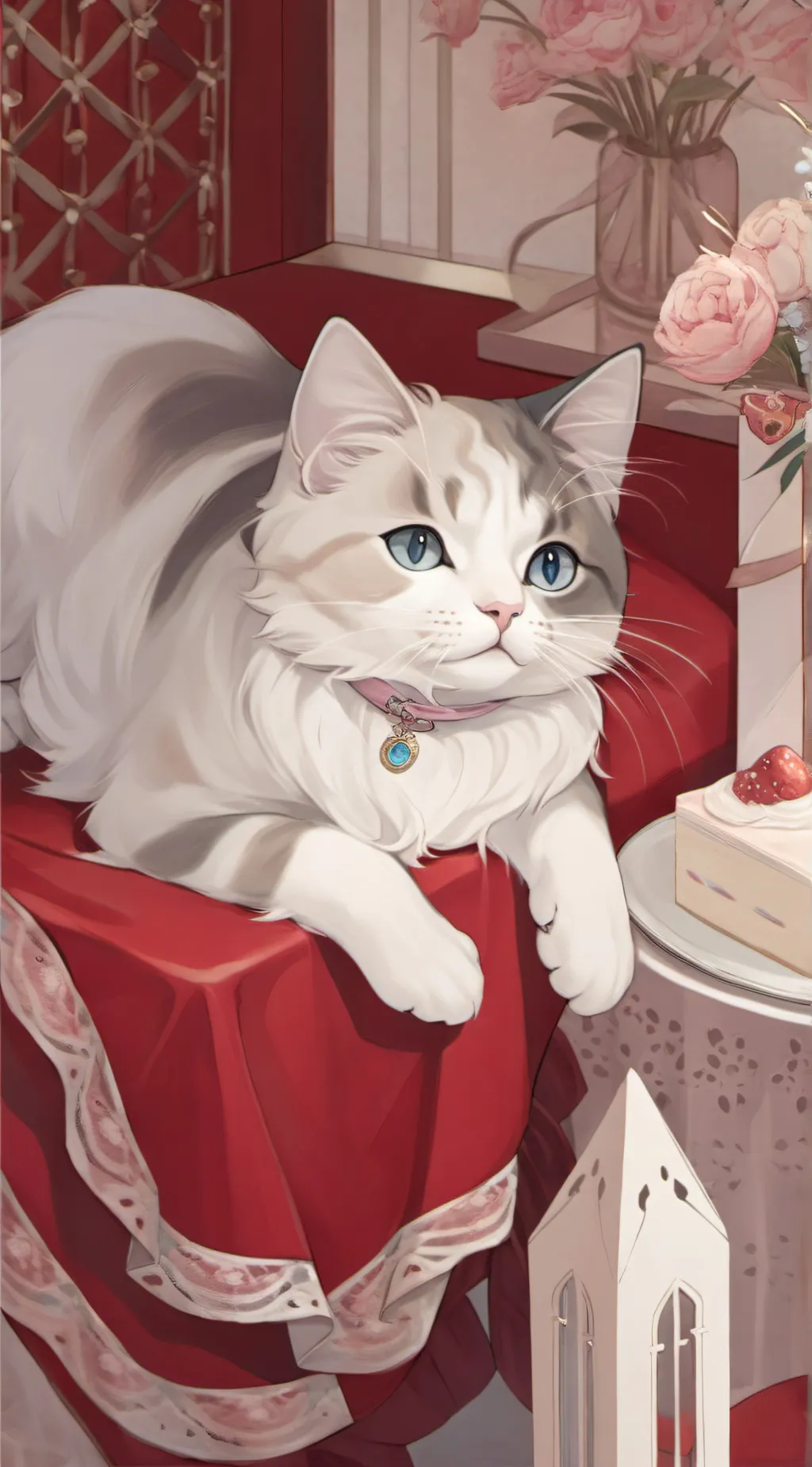 ai character: cat background